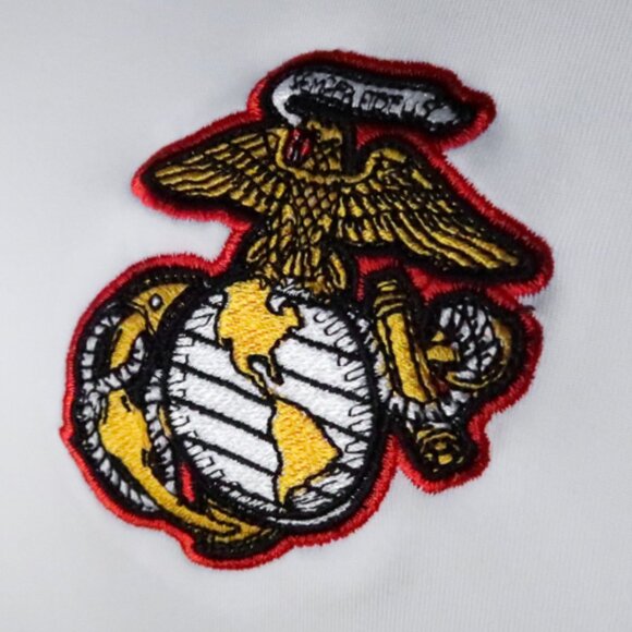 USMC Under Armour White Polo (XL) OMG!! 🇺🇸 - Picture 1 of 7